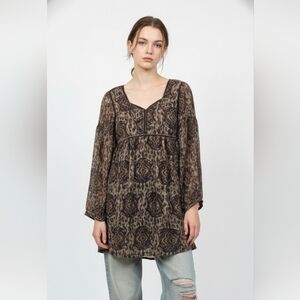 Nicole Ritchie Dress Tunic Babydoll Goth Grunge Whimsigoth Punk Boho 6